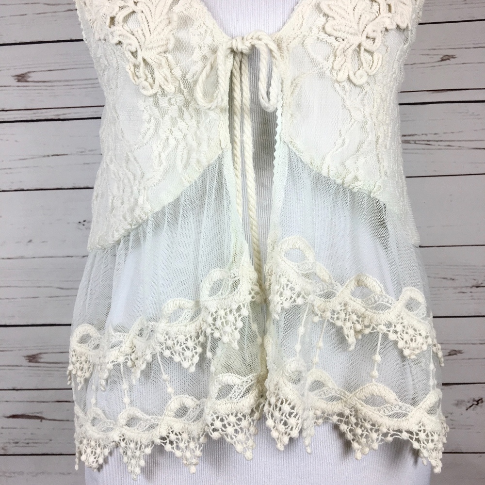 Miss Me Essential Lace Vest M - Picture 5 of 8